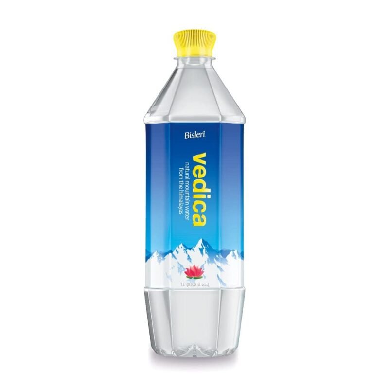 Bisleri Drinking Water - Vedica, 1L Bottle [Pack of 12]