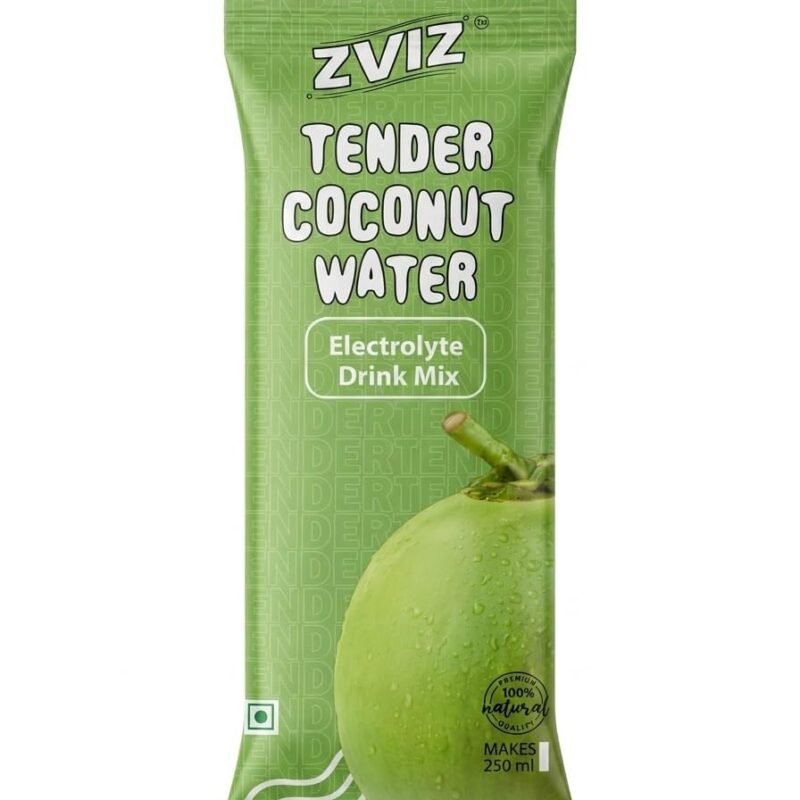 ZVIZ Tender Coconut Water Powder l Natural Hydration l(30 Sachet,450g)