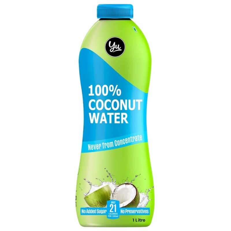 Yu Foodlabs - 100% Natural Coconut Water - Zero Preservatives - No Added Sugar - 1 Litre