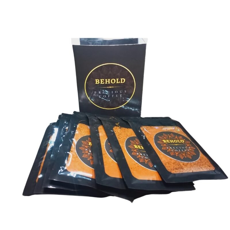 Behold Classic Instant Coffee in 10 Zip Lock Pouches | 100% Arabica, 100 gm, Pack of 2