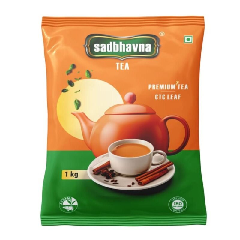 CTC Leaf Tea 1KG || Loose Granules Rich Aroma Strong Flavor Natural for Refreshing Beverage Brewing Chai Milk Tea Home Kitchen and Office Pack_ 1KG