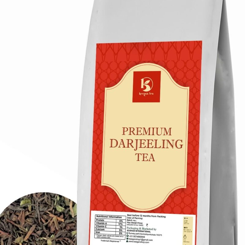 Premium Darjeeling Black Long Leaf Tea 250gm Pouch