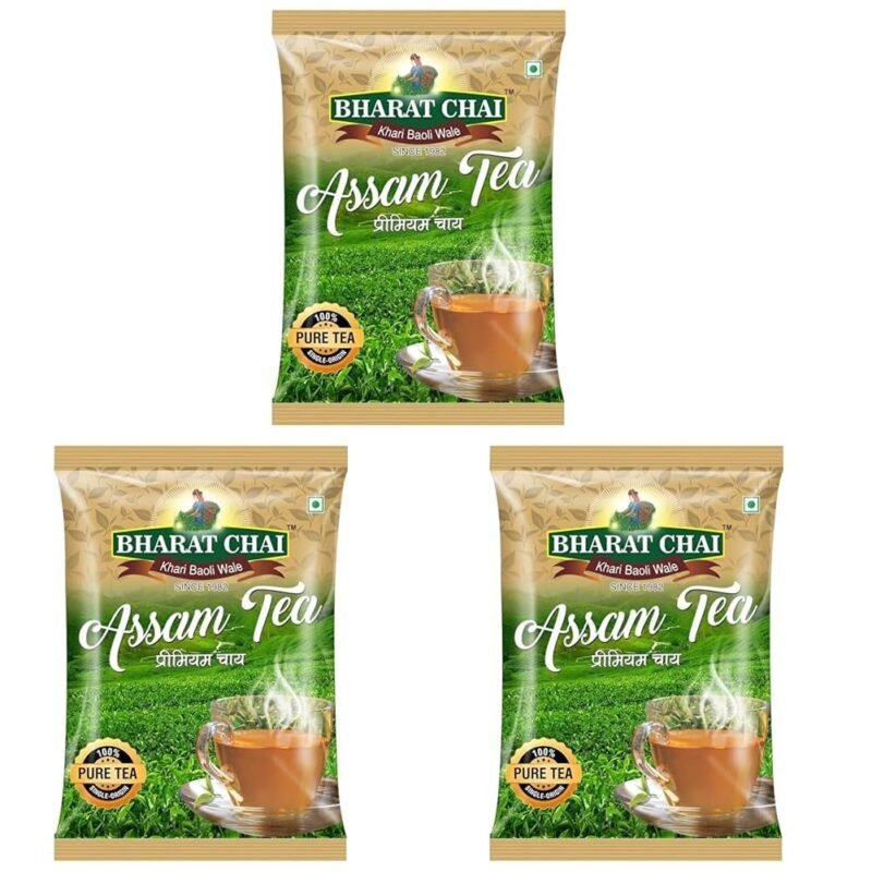 Gold Label 250 gm, Premium Assam CTC Teas, Rich & Aromatic Chai, Assam Black Tea | Single Origin CTC Kadak Chai Patti (Pack of 3)