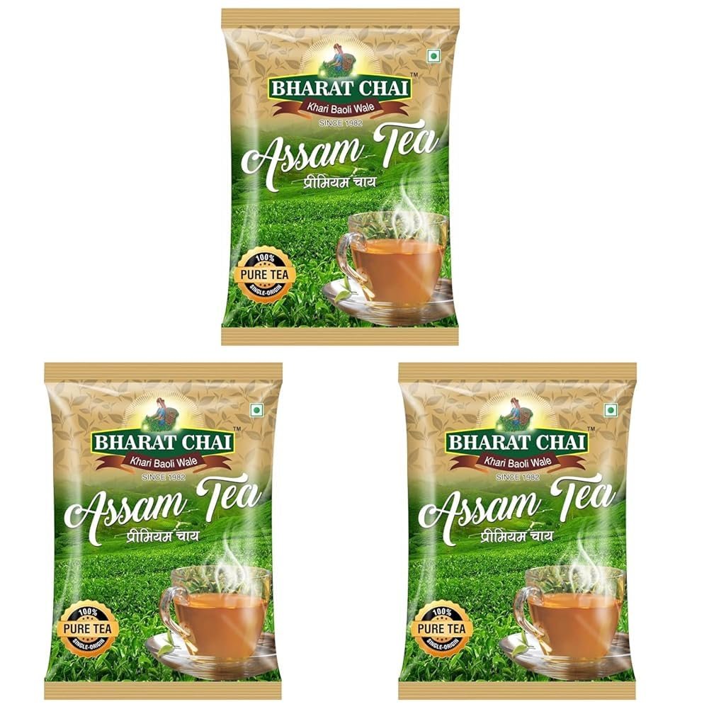 Gold Label 250 gm, Premium Assam CTC Teas, Rich & Aromatic Chai, Assam Black Tea | Single Origin CTC Kadak Chai Patti (Pack of 3)