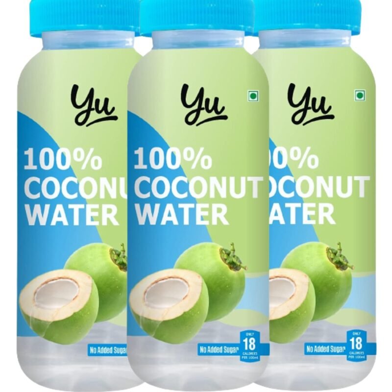 Yu Foodlabs - 100% Natural Coconut Water - Zero Preservatives - No Added Sugar - 200Ml (Pack Of 3)