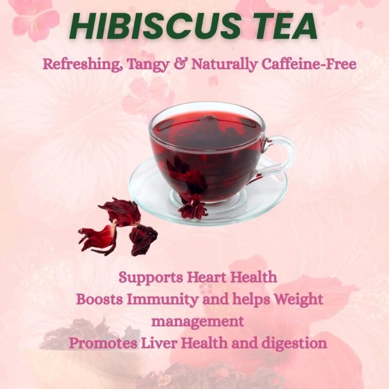 Natural Organic Herbal Tea | Caffeine-Free Detox & Immunity Tea | Loose-Leaf Botanical Blend for Refreshing Wellness | Pack of 2