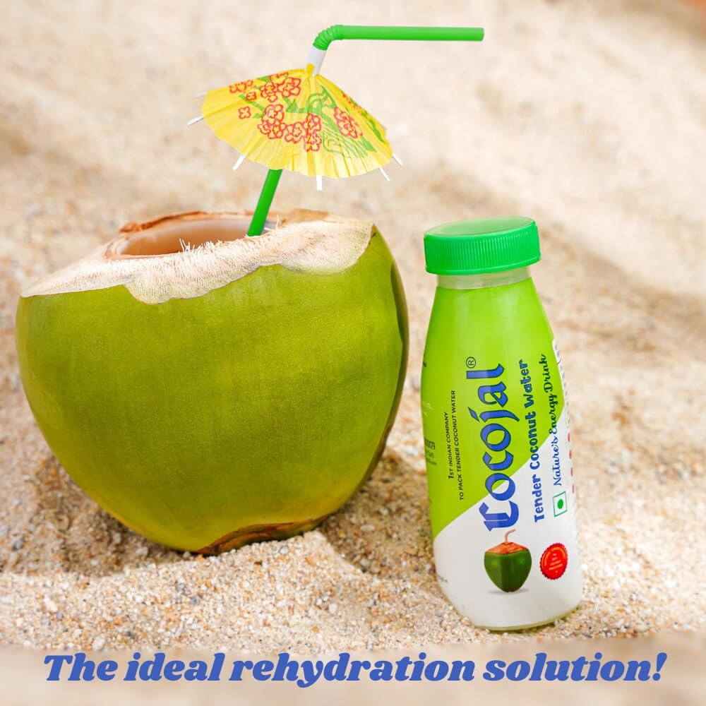 Cocojal Natural Tender Coconut Water | No Added Flavours | No Added Sugars | Not From Concentrate | 200ml (Pack of 6) - Image 2