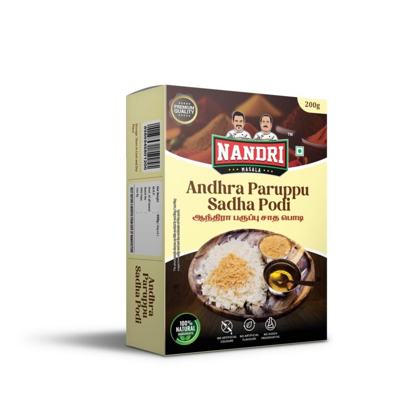 Authentic Andhra Paruppu Podi - Traditional Lentil Spice Mix