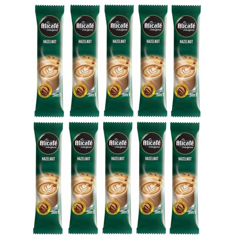 Indulgence Hazelnut 3 in 1 Coffe Sachets | 18g x 10 Sachets | Instant Coffee | Imported From Malaysia