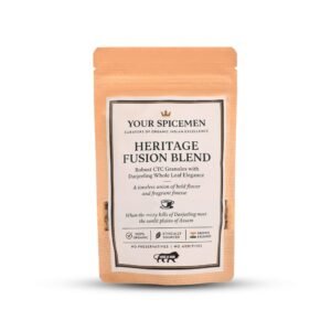 Strong Chai Tea 250g | Premium Assam CTC & Darjeeling Loose Leaf Blend | Rich Robust Flavor Chai Patti for Traditional Milk Tea, Masala Chai | Indian Heritage Fusion Pack