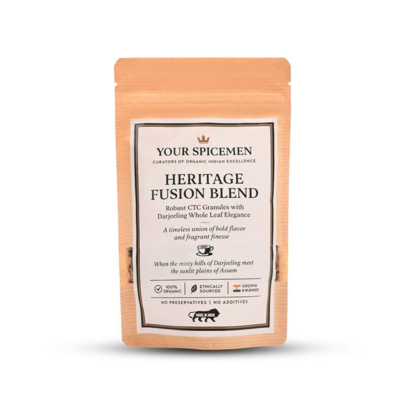 Your Spicemen Strong Chai Tea 250g | Premium Assam CTC & Darjeeling Loose Leaf Blend | Rich Robust Flavor Chai Patti for Traditional Milk Tea, Masala Chai | Indian Heritage Fusion Pack
