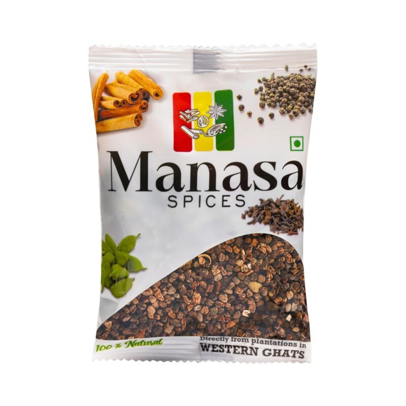 Manasa Whole Cardamom Seeds 200 g | Aromatic Elaichi Seeds from Western Ghats | Whole Spice for Cooking, Baking & Beverages