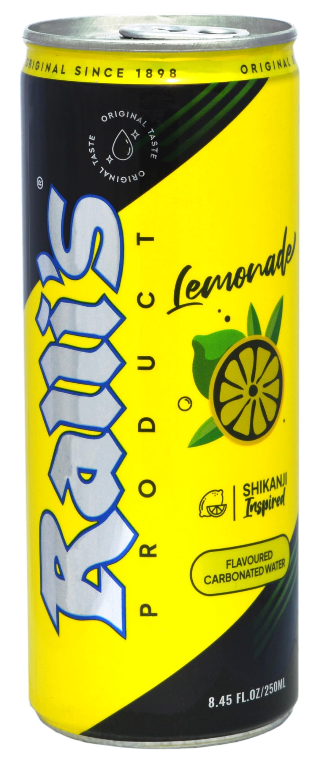 Rallis Lemonade 250ml Can (Pack of 24) | Refreshing Lemon Flavoured Ready-to-Drink Beverage with Zesty Taste, Fizzy Feel & Instant Chill Refreshment | Sip Fresh, Feel Refreshed
