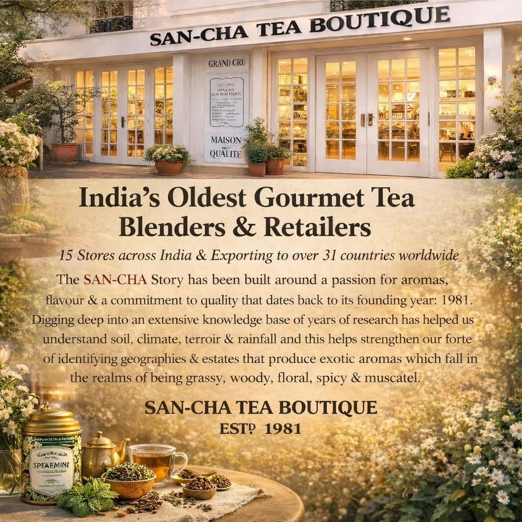 Sancha Tea Boutique Turmeric Masala Chai | Premium Spiced Black Tea with Turmeric, Ginger & Nutmeg | 100g Loose Leaf Chai Blend - Image 9