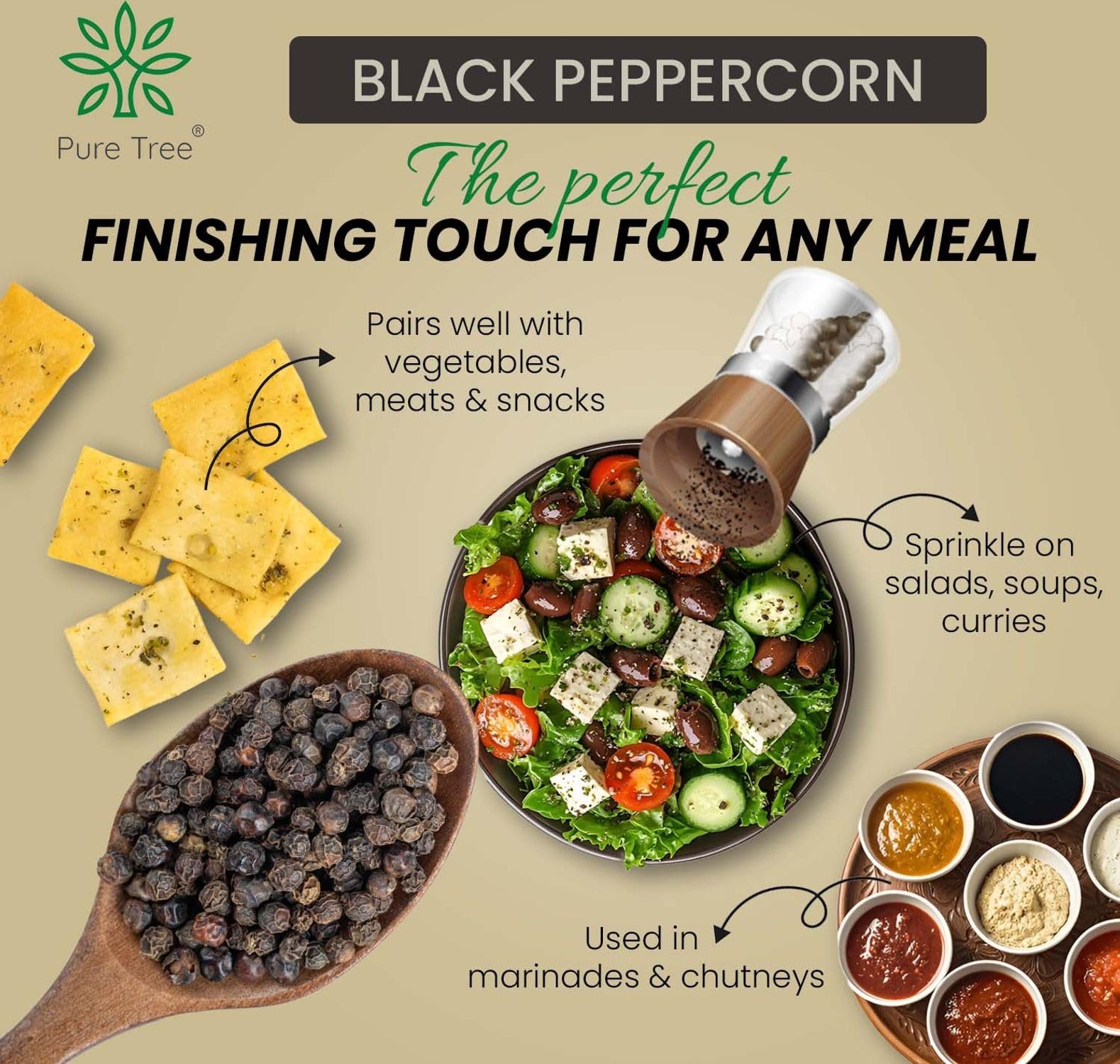 Pure Tree Certified Organic Kali Mirch Whole | 100 g | Organic Black Pepper Whole | Black Peppercorn | Aromatic Seeds | Miriyalu Whole Spices - Image 7